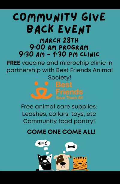 Free vaccine and microchip clinic